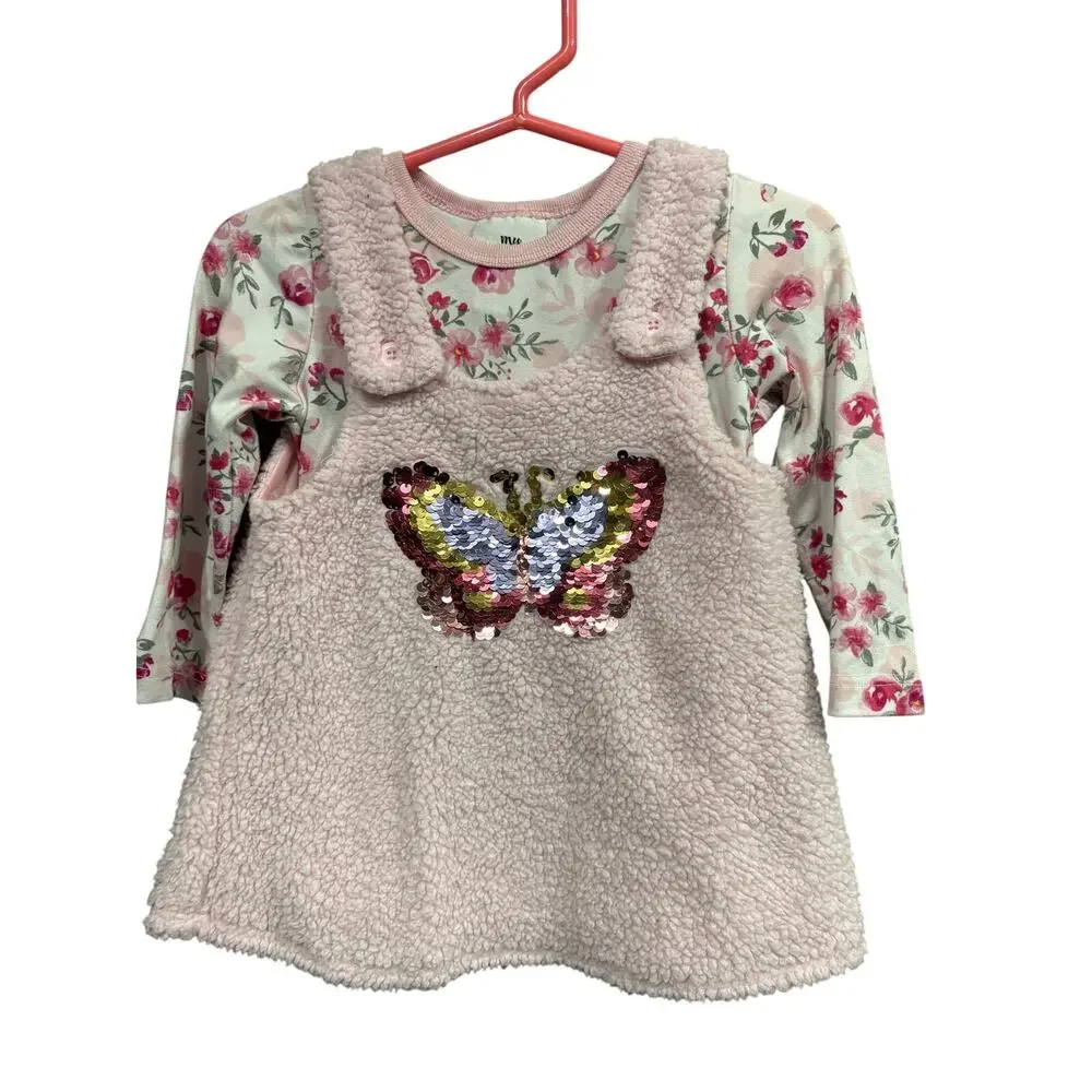5/$20 Pink Floral Butterfly Set - My Destiny - 12mo